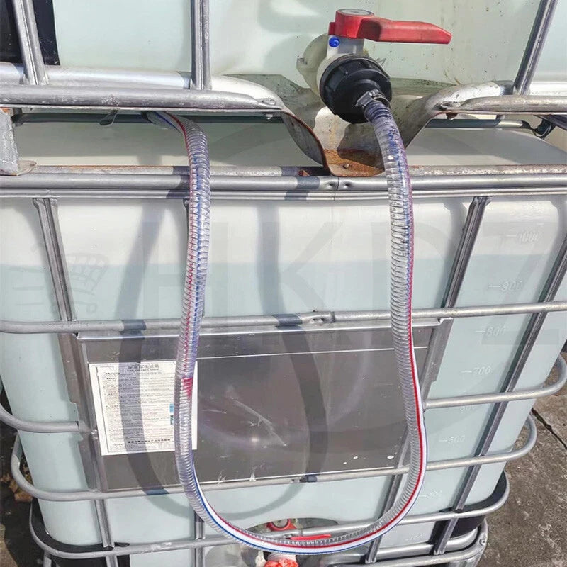 Wire Reinforced Clear PVC Hose Pipe — Heavy Duty, Flexible, Water Air Fuel