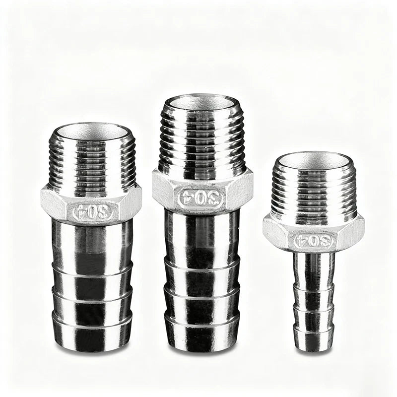 1/4"-4" Inch Female/Male Stainless Hose Connector Fitting For Air Water Fuel Gas