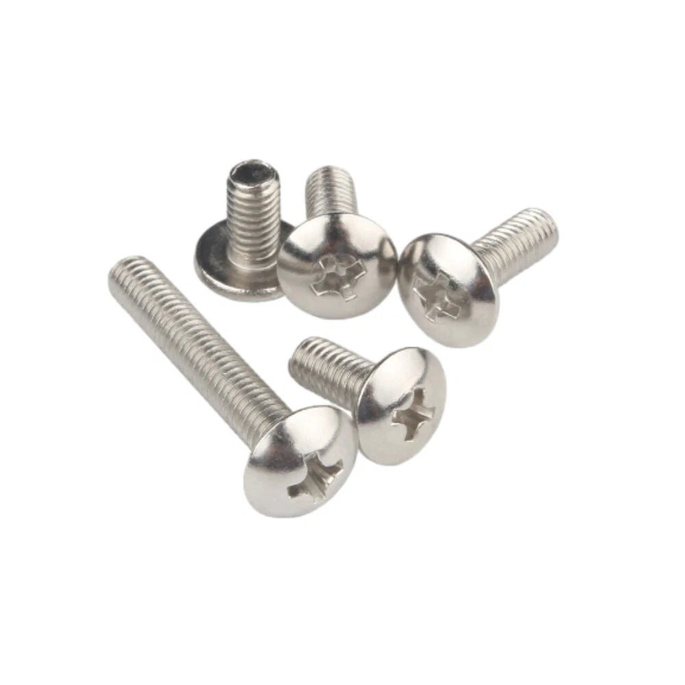 Phillips Button Head Machine Screws — Steel M2 M2.5 M3 M4 M5 M6 - HomeDIYer