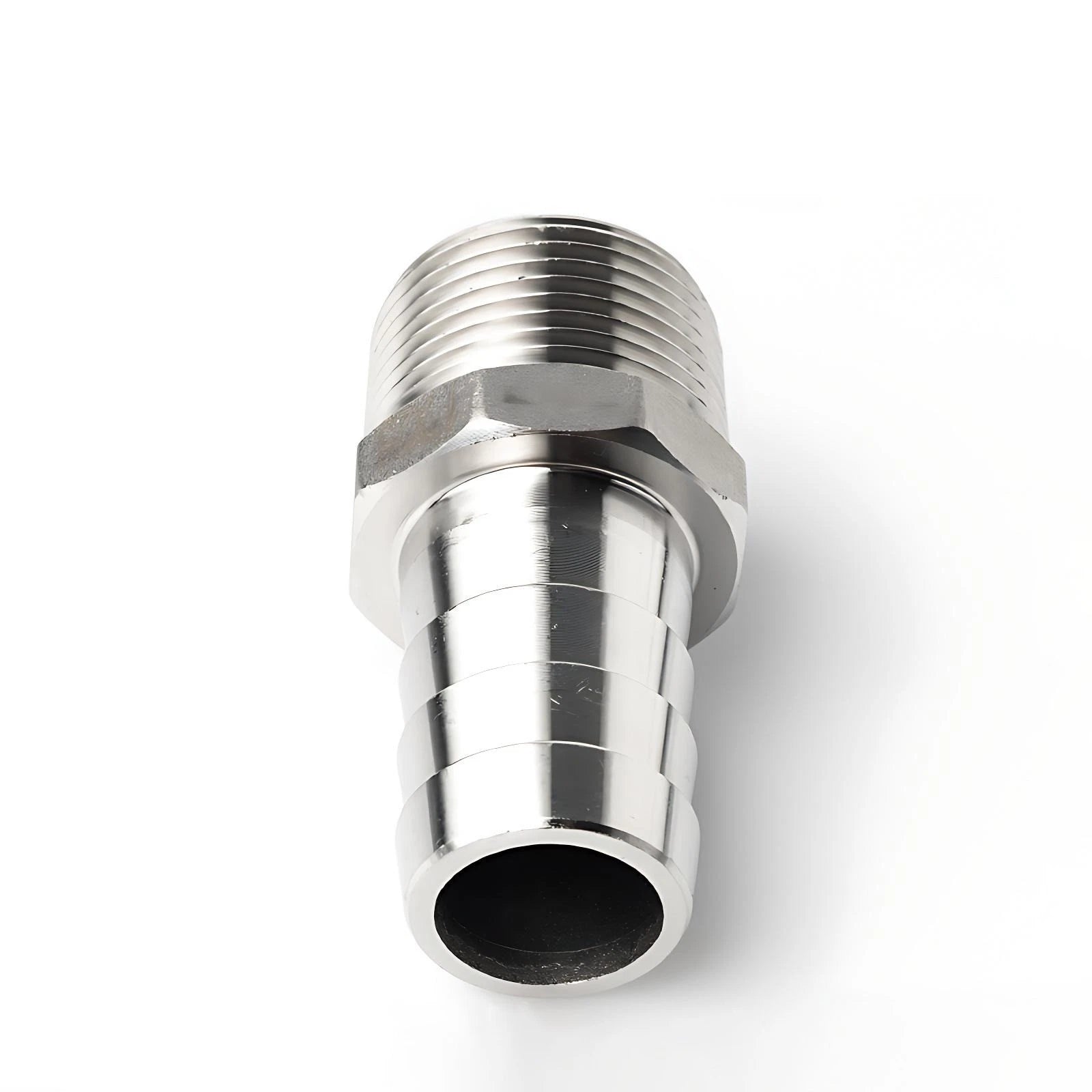 BSP Male Taper Thread x Hose Tail Adapter Fittings — Stainless Steel 304