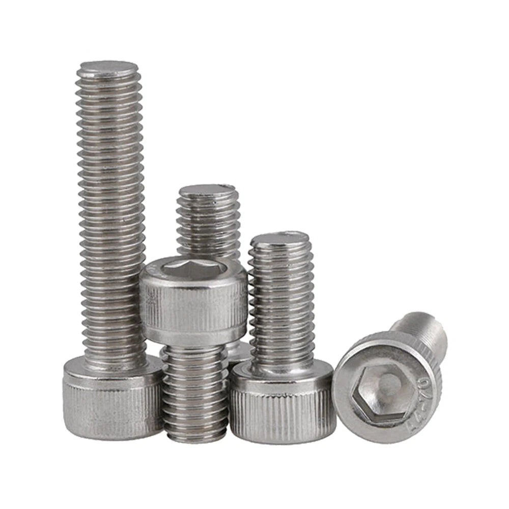 316 Stainless Steel Socket Cap Head Screws M2–M12 — Hex Allen Drive Machine Bolts