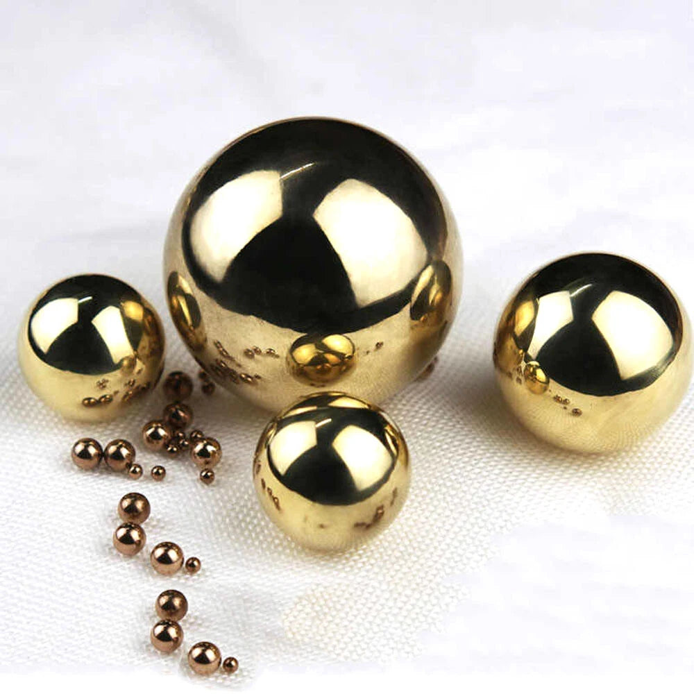 H62 Brass Solid Balls Bearings Balls Industrial Precision Dia 1mm-60mm All Sizes