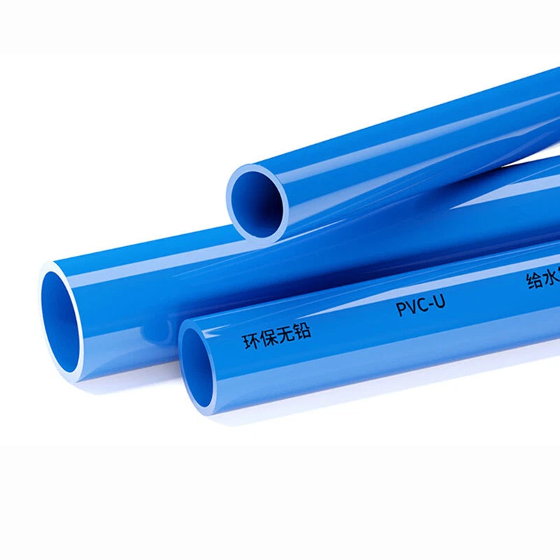 PVC Round Tube Pipe | 20mm–110mm OD | Blue, Grey & White | 200mm Length