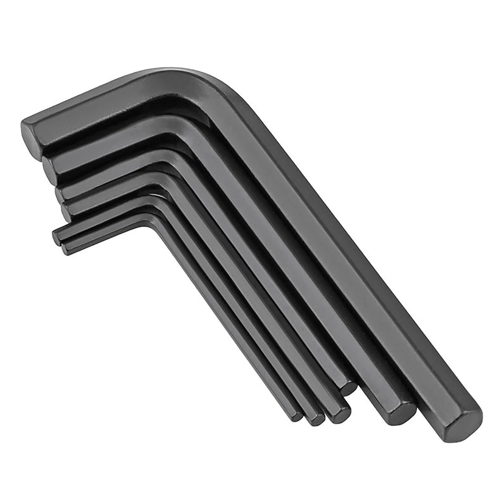 Metric Allen Key-Hex Wrench M0.7/0.9/1.2/1.5/2/3/4/5/6/8/10/12 Black/Ni-plated