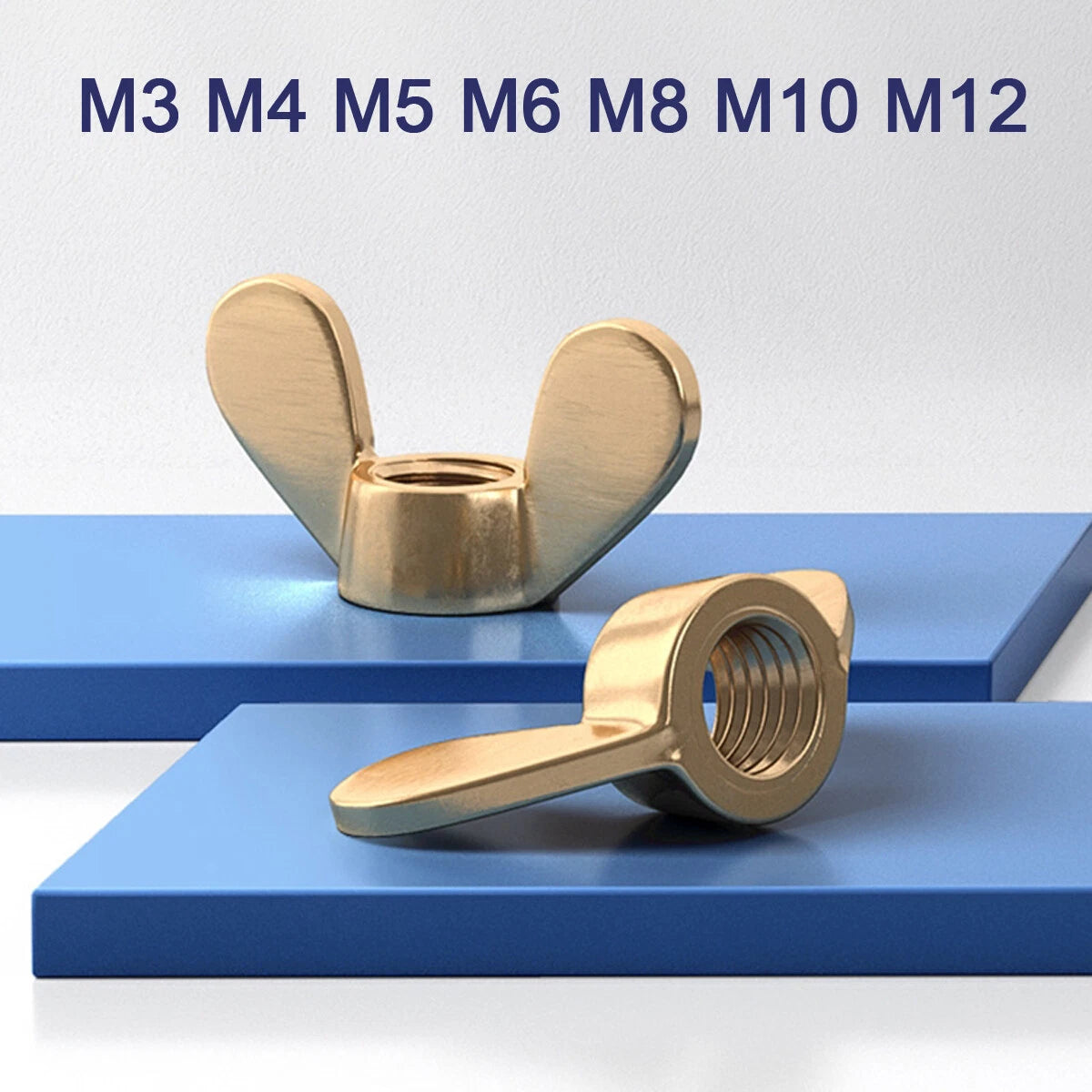 Solid Brass Wing Nuts For Metric Bolts & Screws Brass Wingnuts M4 M5 M6 M8 M10