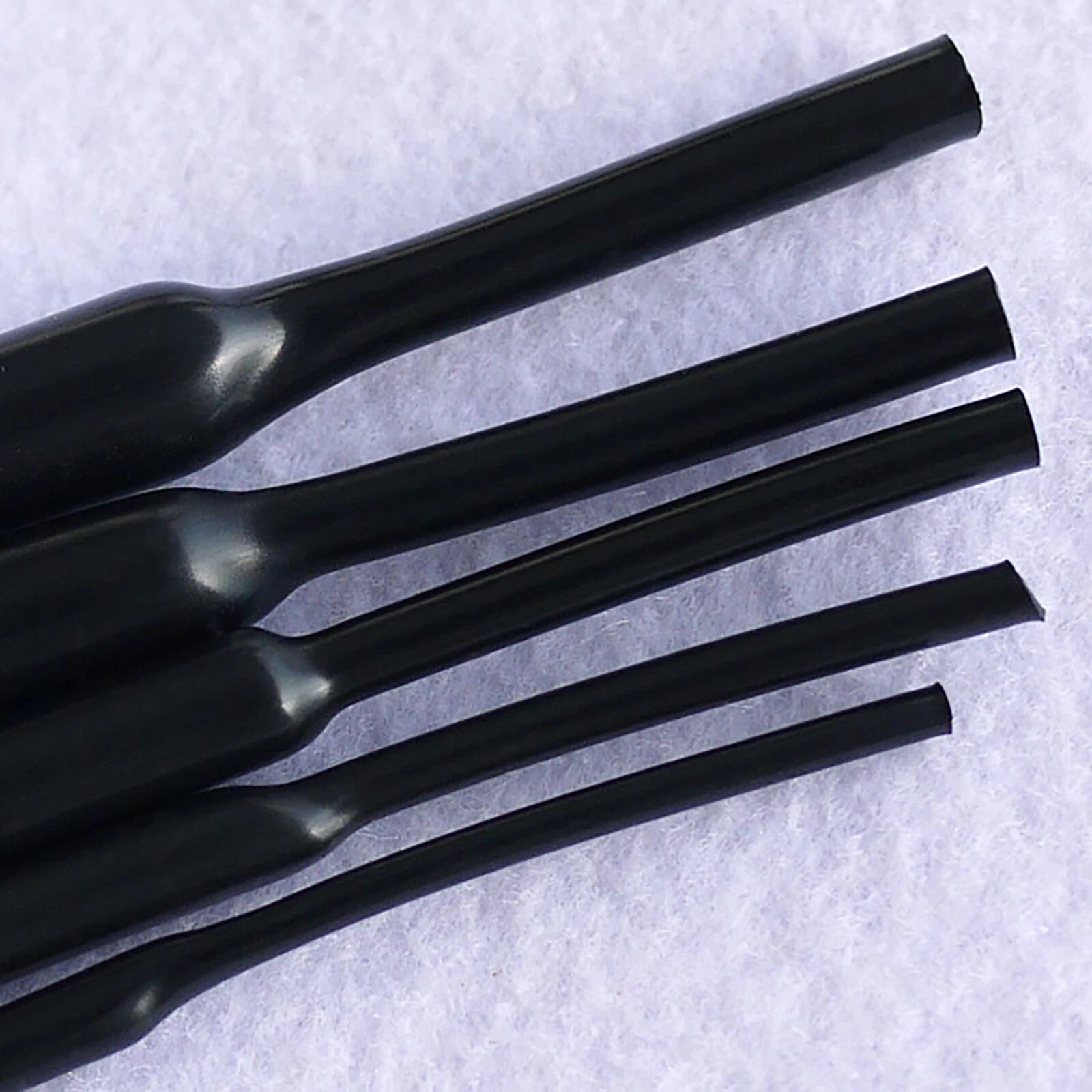 Black Heat Shrink Tubing 2:1 — Electrical Wire Sleeving for Audio, Headset & DIY Wiring