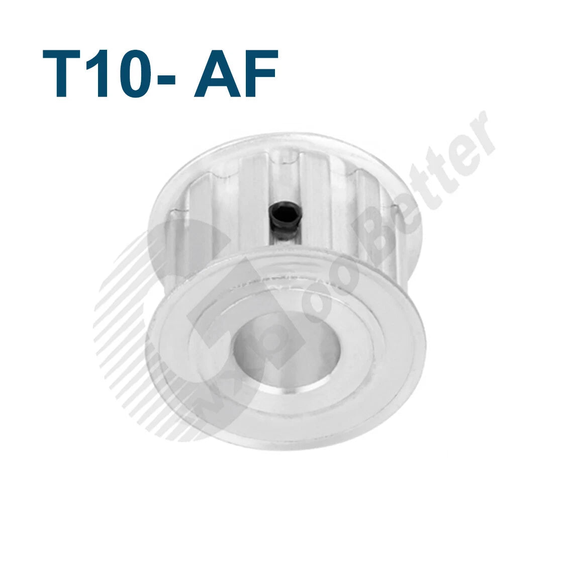 Timing Pulley T10 12T~20T for 20mm Belt Aluminum AF Shape Timing Pulley ID=8~30