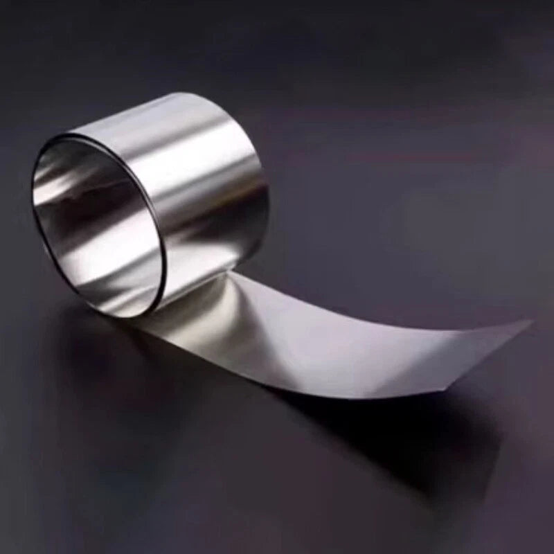304 Stainless Steel Foil Sheet Thin Plate Band Metal Strip Roll 0.01-0.6mm Thick