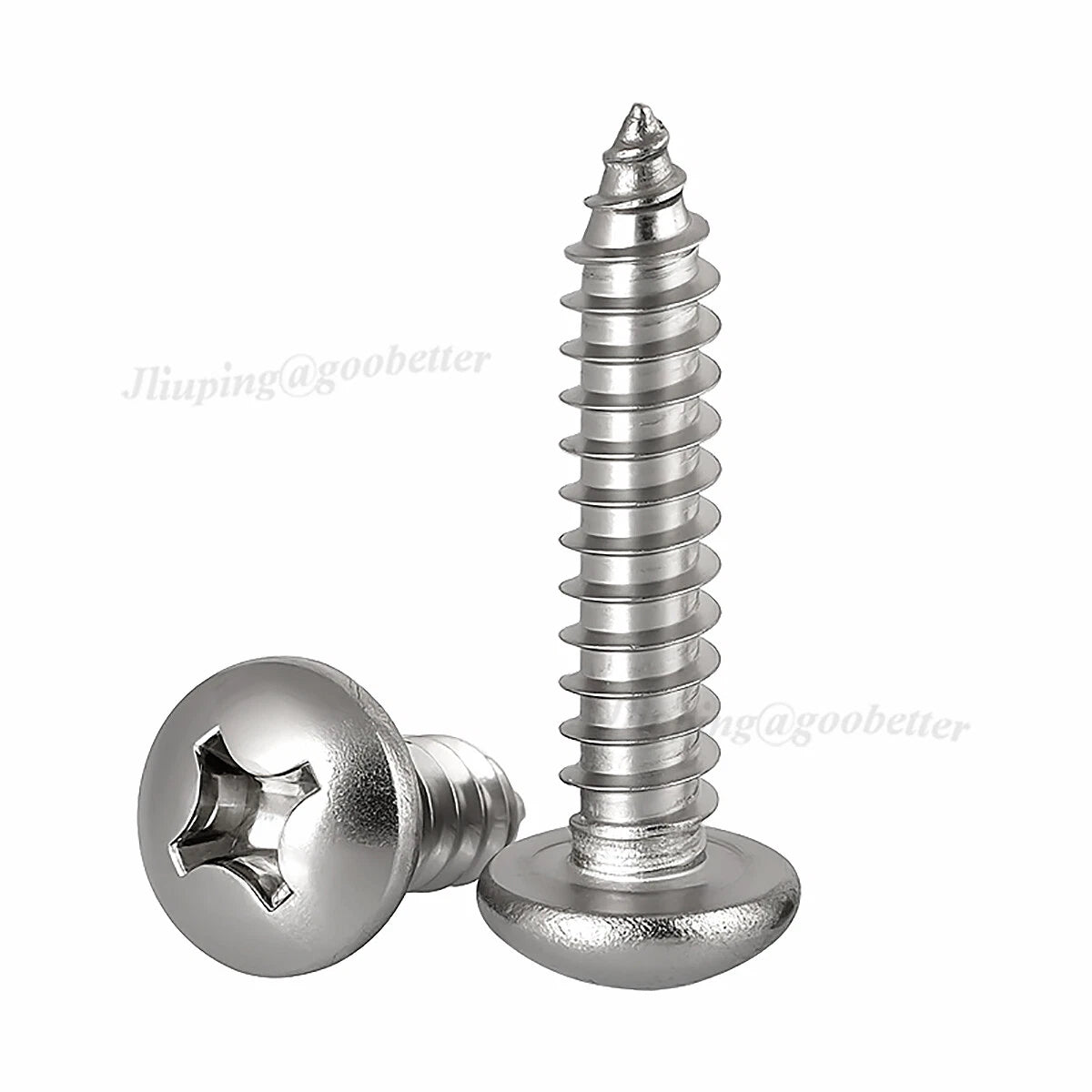 M1–M8 Phillips Pan Head Self Tapping Screws – A2 304 Stainless Steel