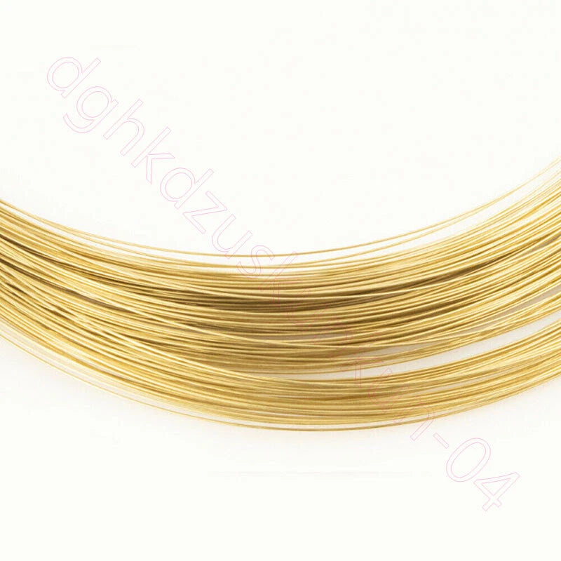 H62 Bare Brass Wire Brass Thin Wire Round Bar Diameter Φ0.3/ 0.5/0.8/1mm~Φ3mm