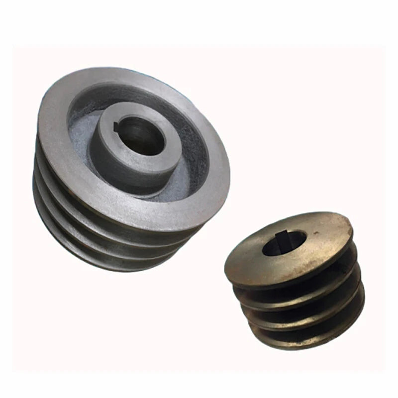 Iron Casting V-Groove Drive Pulley For B-Type V-Belt Pulleys OD 60mm - 220mm