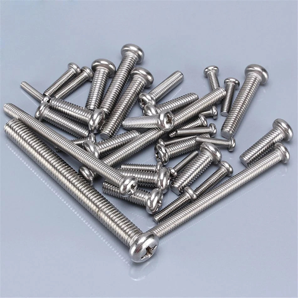 M3–M8 Pan Head Phillips Machine Screws | G316 Marine Stainless Steel