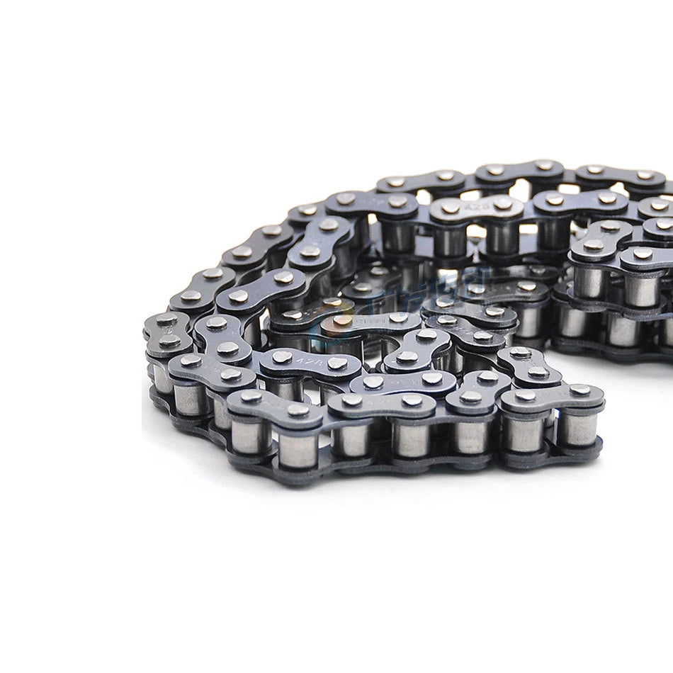 1/4" #25 Roller Chain Single Strand Pitch 6.35mm 04C Roller Chain 25H-82L x 0.5M