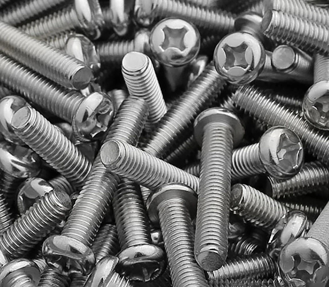 M1-M2 304 Stainless Steel Phillips Pan Head Machine Screws
