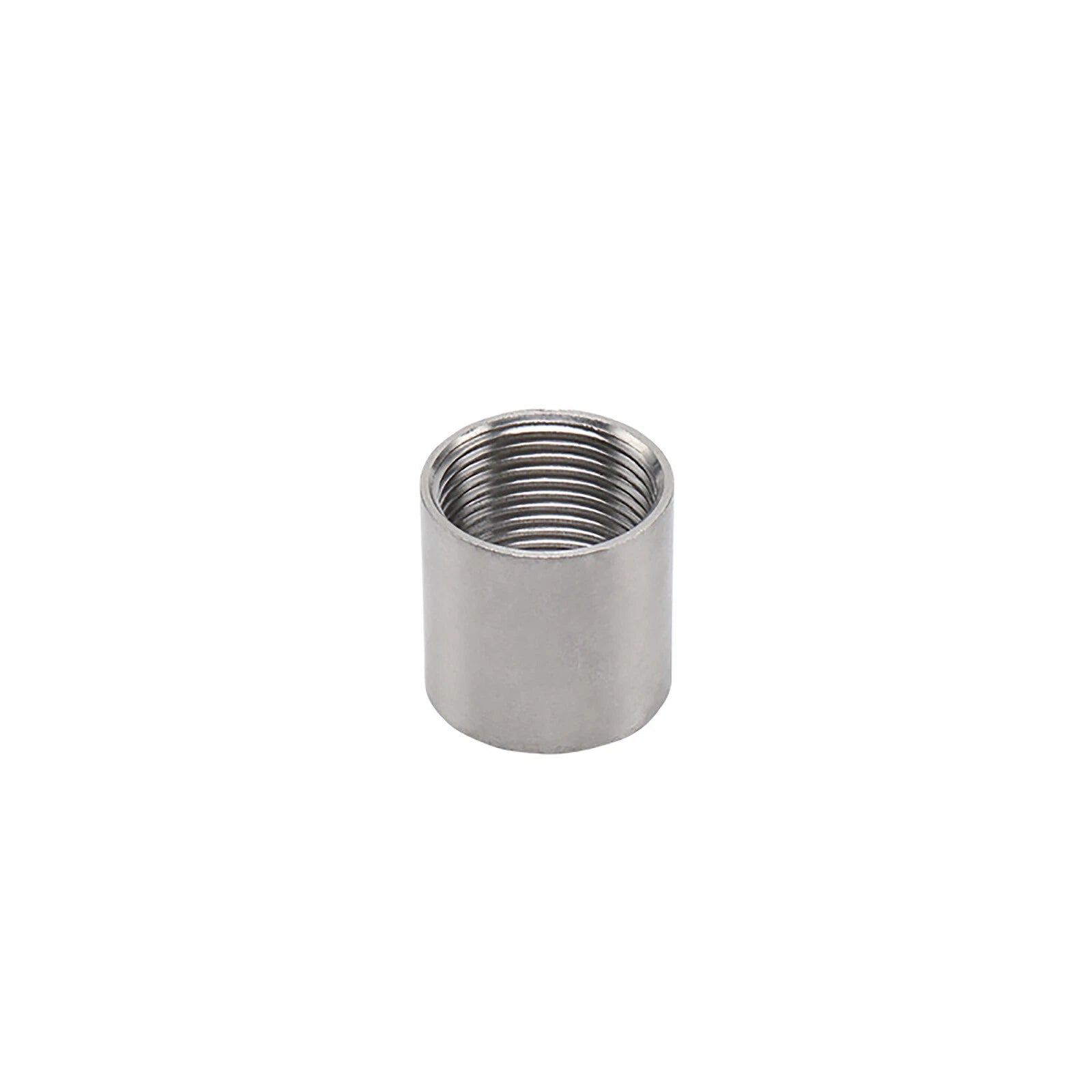 304 Stainless Steel BSP Full Socket Pipe Coupler — DN8 to DN100