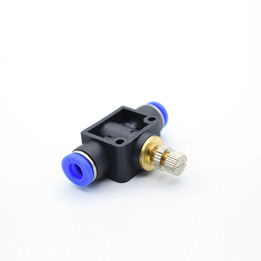 Nylon Push-to-Connect Flow Control Valve — 4mm to 12mm Tube Fittings