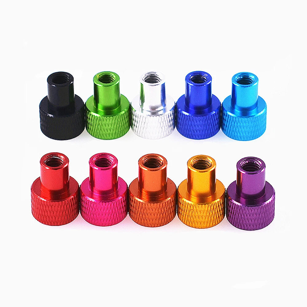 M6 KNURLED THUMB SCREWS ALUMINIUM ALLOY&STAINLESS HAND GRIP KNOB BOLTS L:50-70mm