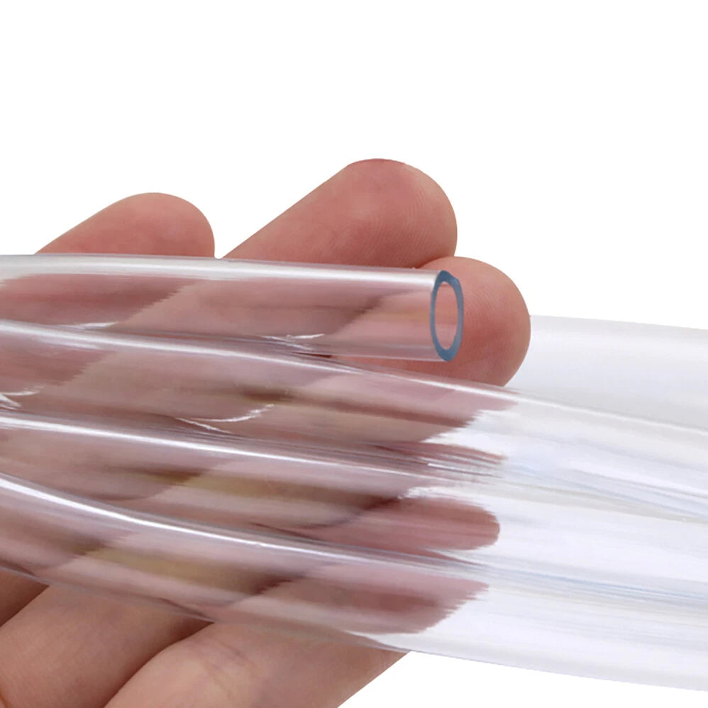 Clear PVC Tubing — Flexible Plastic Hose for Water, Fish Tank, Auto & Garden (3mm–10mm ID)