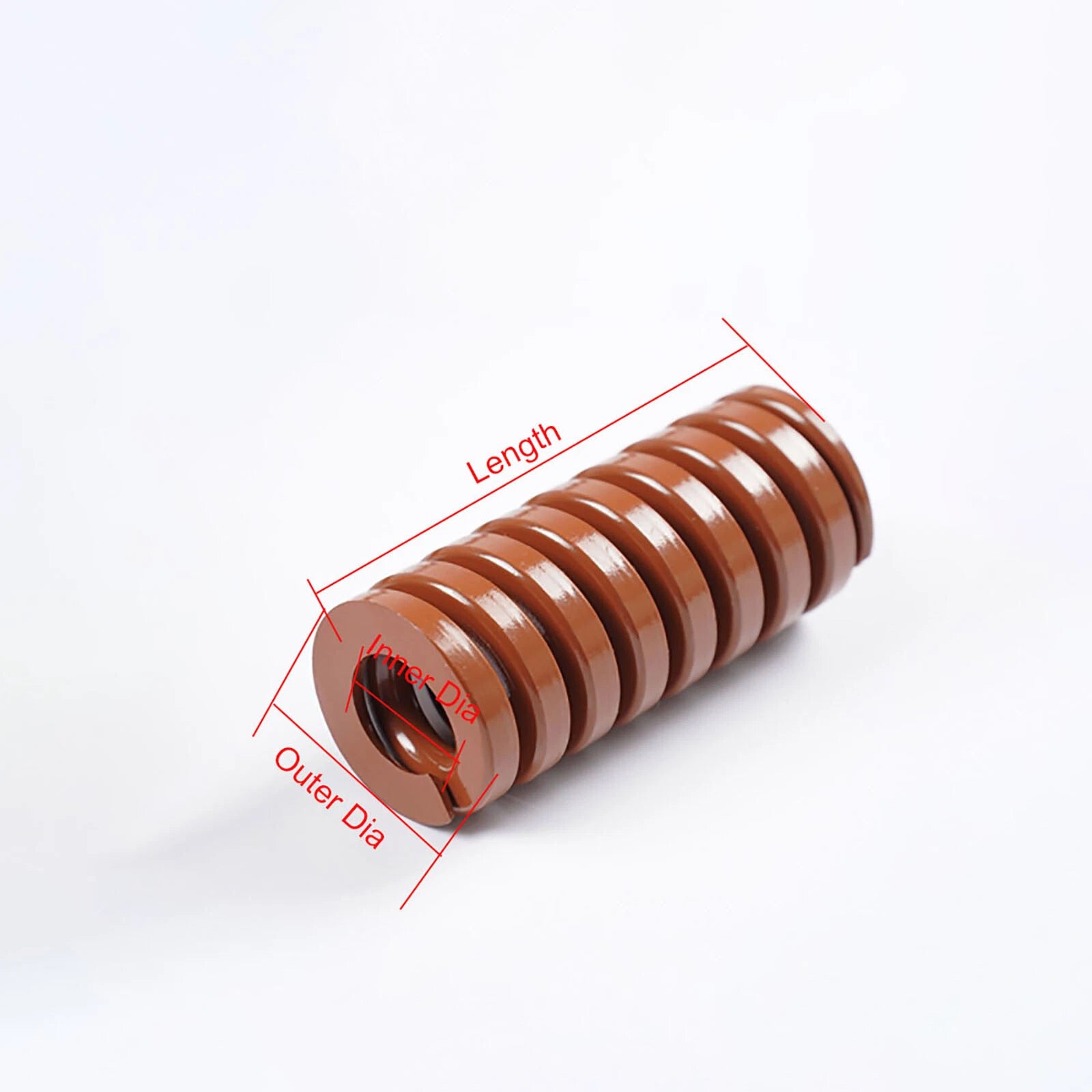 Extremely Heavy Load Duty Compression Die Spring ISO 8mm-50mm & Up To 250mm Long