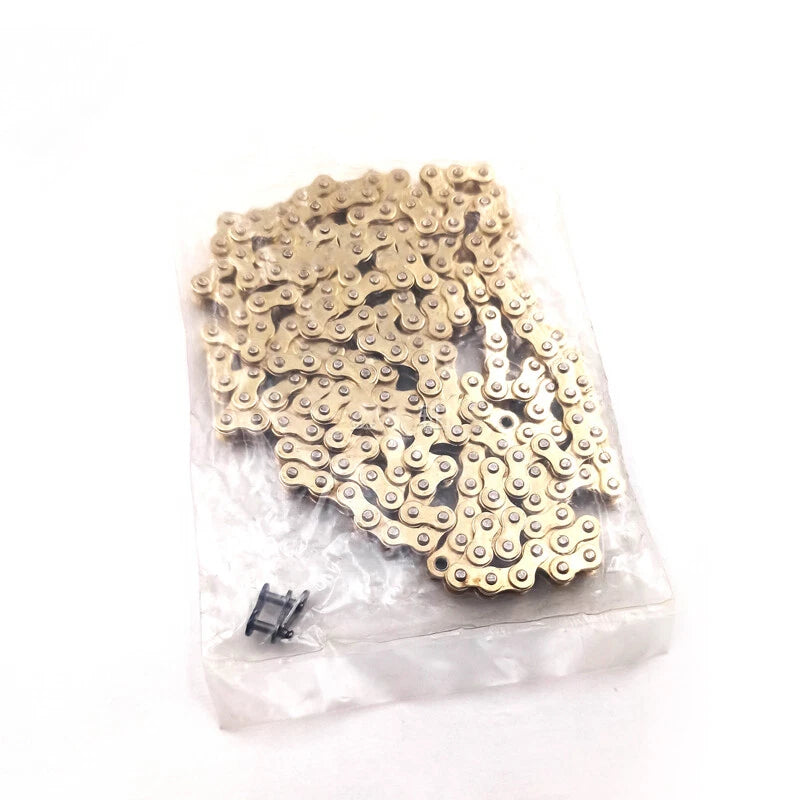 Simplex Drive Roller Chain 03C X 1 Metres+ Links 4.7625 Pitch Silver/Black/Gold