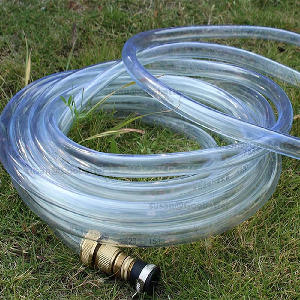 Clear Flexible PVC Tubing — Plastic Hose for Air, Water, Aquarium & Pond