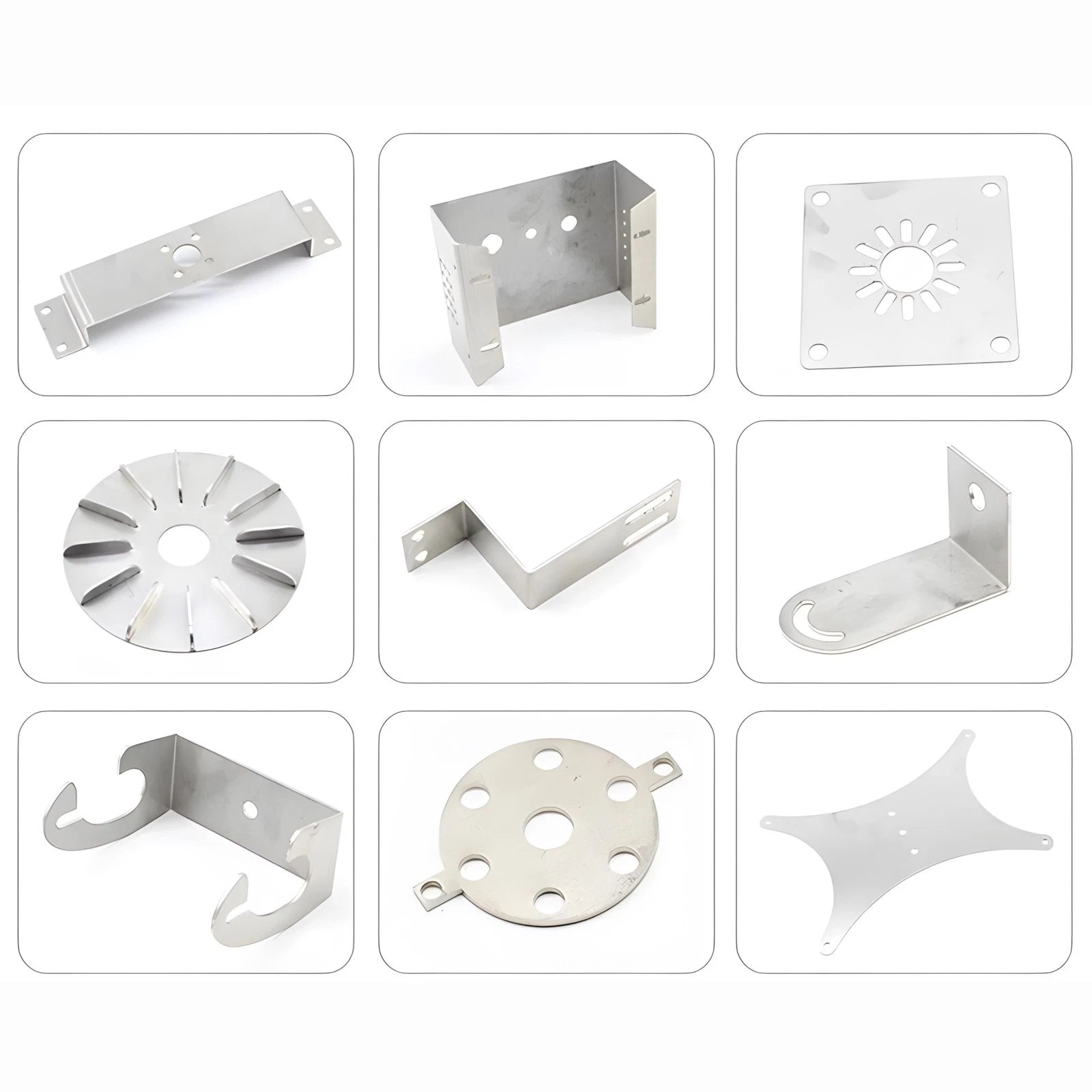 Brushed STAINLESS STEEL Blank Round DISC 304 Grade Sheet Metal Plate Laser Cut