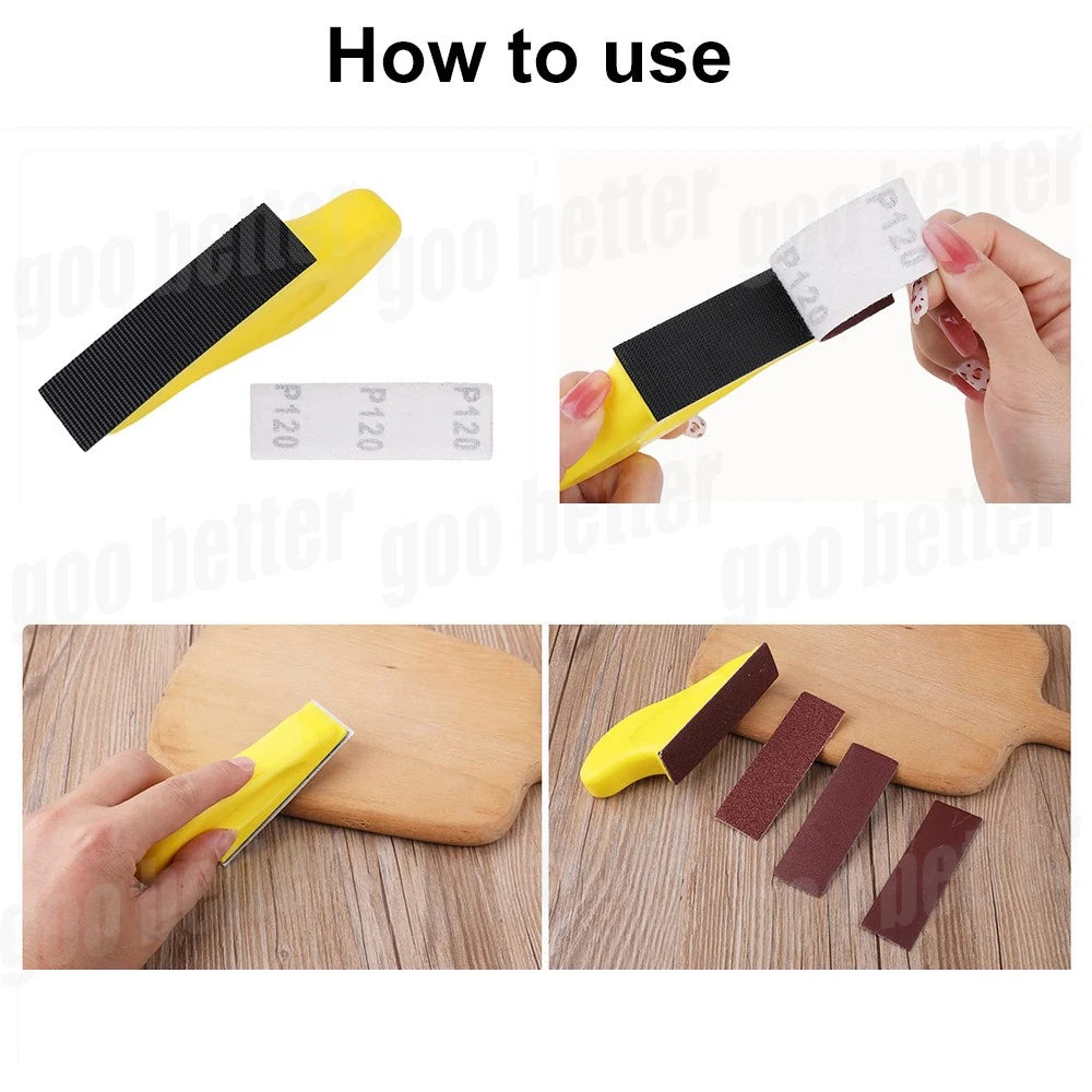 70PCS 3.5x1inch Woodworking Sandpaper Kit Detail Sanding Sheets 80 To 600 Grit