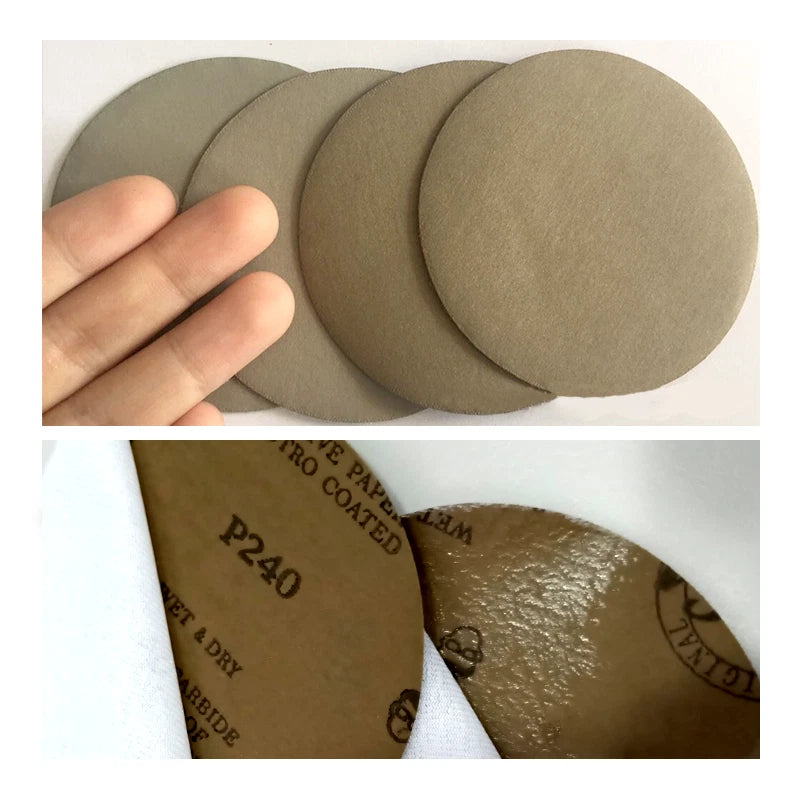 2" Inch 50mm Wet And Dry Sandpaper Sanding Disc Hook & Loop P60-P10000 Polishing