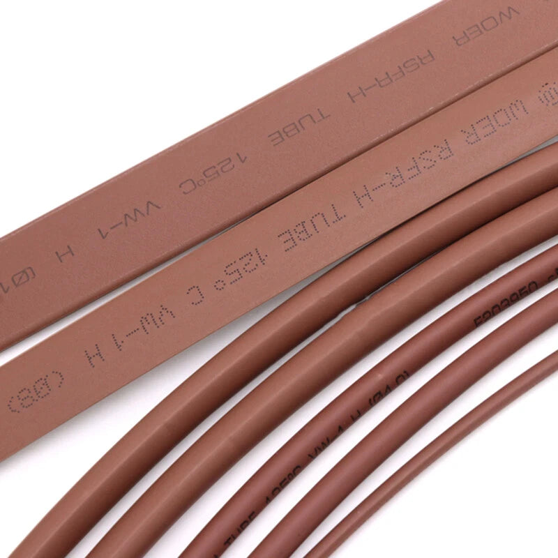 Brown Heat Shrink Tubing 2:1 Ratio — 1mm to 50mm Diameter
