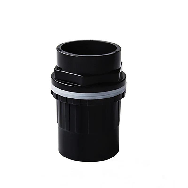 PVC 20~50mm Fittings Adhesive Pipe Fitting Tank Connector Bulkhead For Aquariums