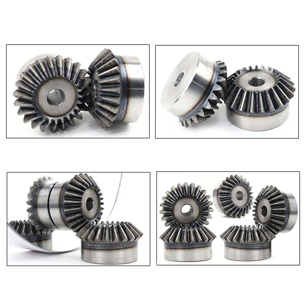 1/1.5/2 Modul 15~40T Bevel Gears 45# Carbon Steel Transmission Gear Spur Pinion