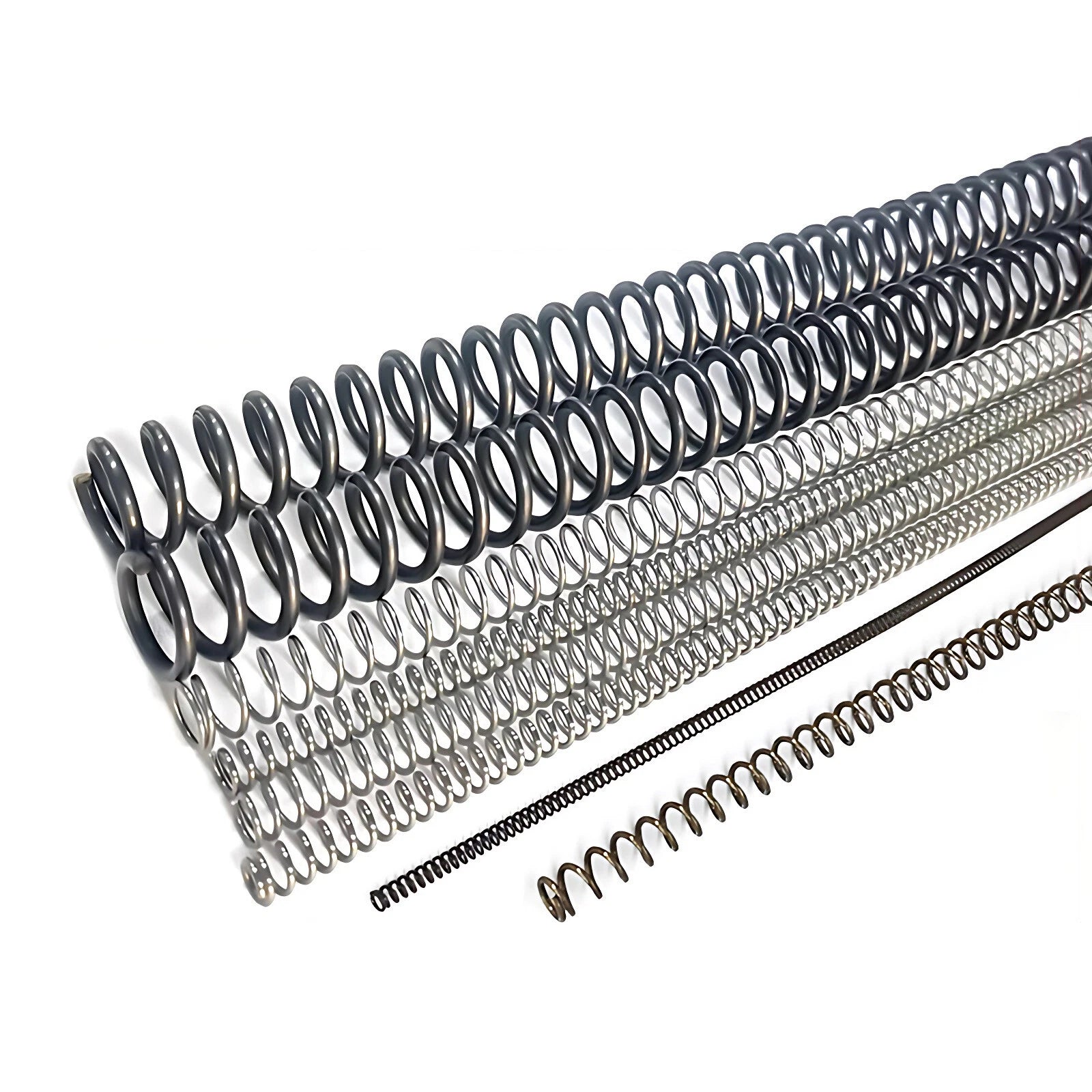 Compression Spring Steel 0.3mm - 4mm Wire Dia Pressure Coil Springs Length 300mm