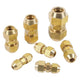 Brass Compression Flared Fitting Quick Coupling Connector for Copper Pipe — 6mm to 22mm