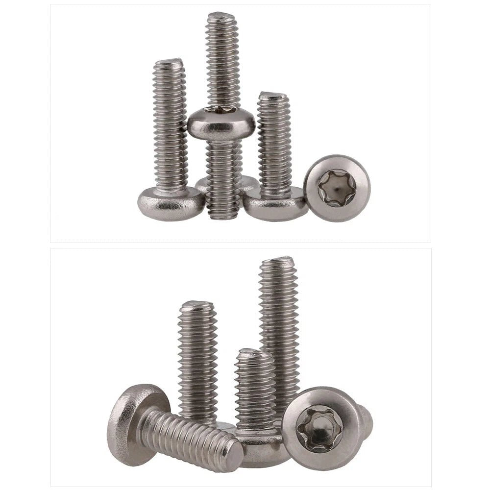 Torx Pan Head Machine Screws A2 Stainless Steel — M2 M2.5 M3 M4, 4mm–20mm - HomeDIYer