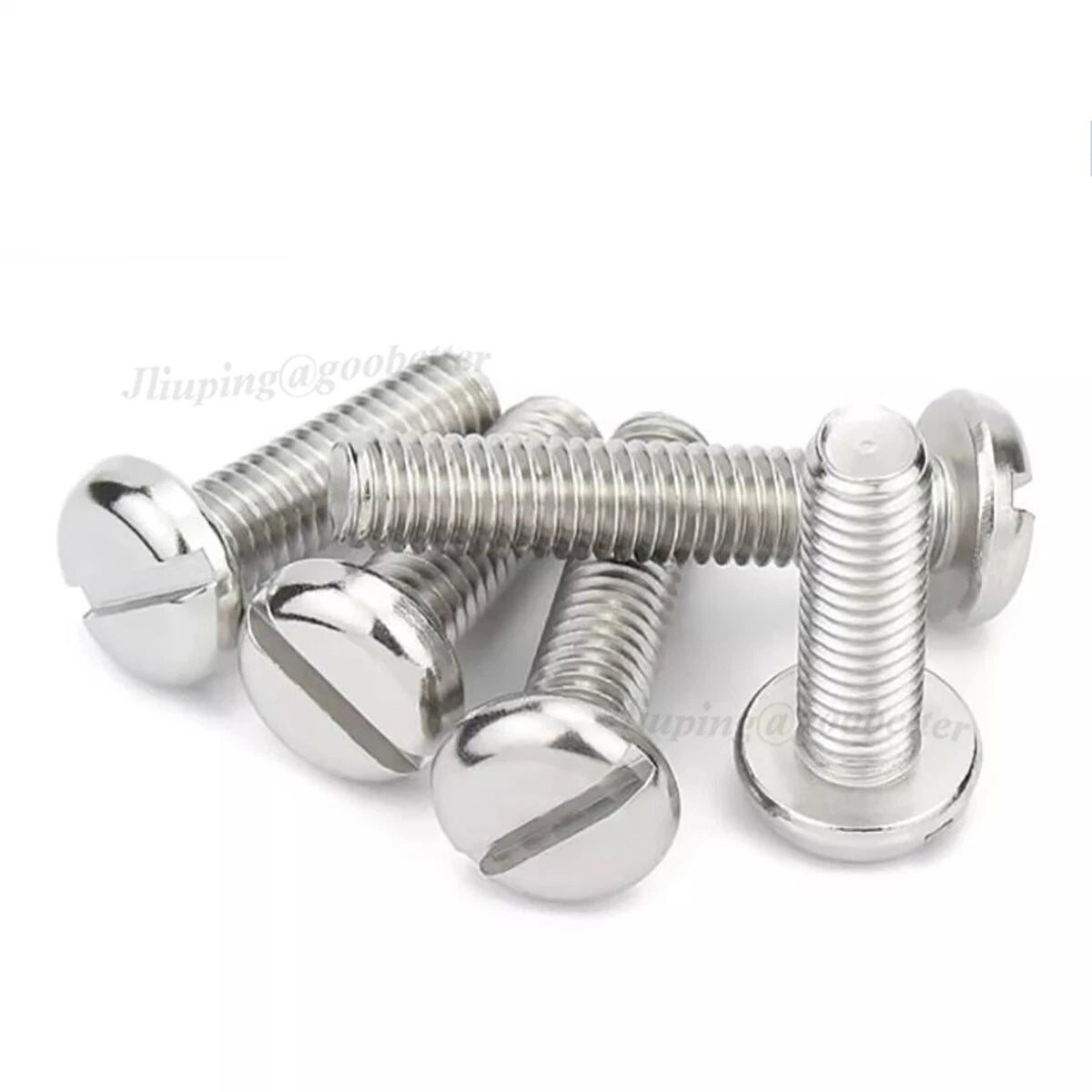Slotted Pan Head Machine Screws – A2 Stainless Steel, M1.6 to M10, Fully Threaded - HomeDIYer