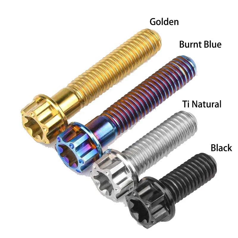 M6 Titanium Flange Torx Screws – T30 Drive, Grade 10.9, 15–30mm Lengths (Ultra‑Light & Corrosion‑Proof)