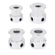 GT2 16/20/30/40T Width 6mm Aluminum Timing Belt Pulley 5/6.35/8mm For 3D Printer