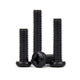 Black Phillips Pan Head Machine Screws – Carbon Steel Nickel Plated, M1 to M8 (2–50mm Lengths)