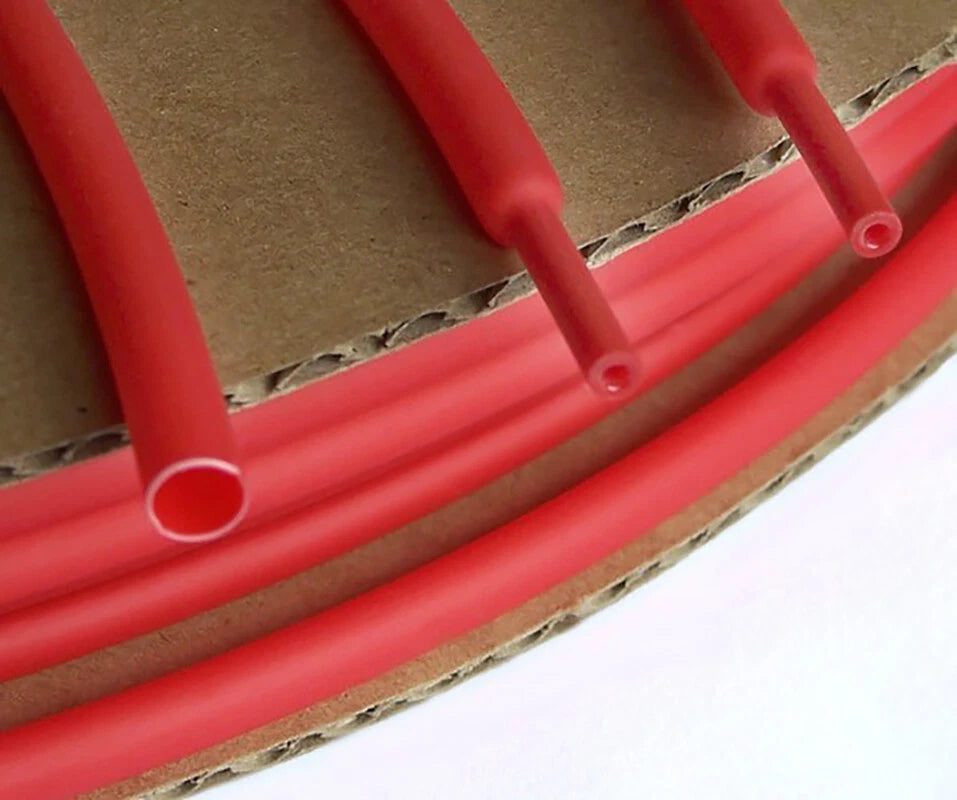 2:1 Heat Shrink Tubing — Electrical Wire Sleeving, Φ1mm–12mm, Clear/White/Red/Green