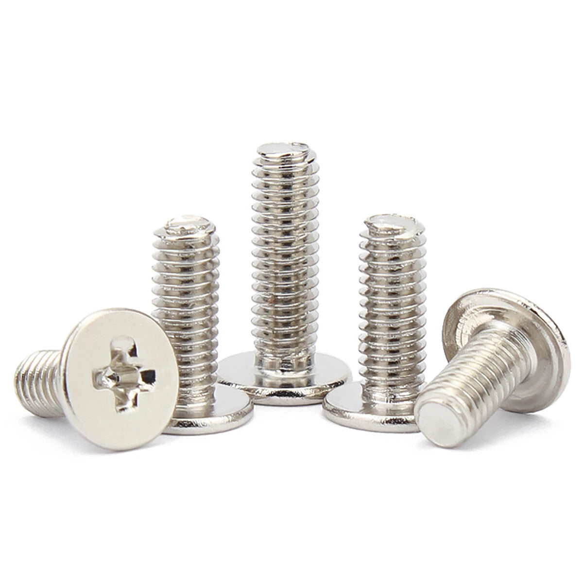 Phillips Low Wafer Head Machine Screws M2-M4 – Nickel or Black Zinc Plated for Laptop & Computer Repair