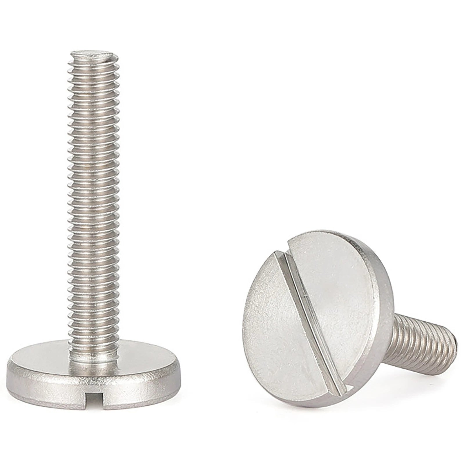 A2 Stainless Steel Slotted Large Head Machine Screws — Wide Pan Bolt DIN 921 | M2–M10