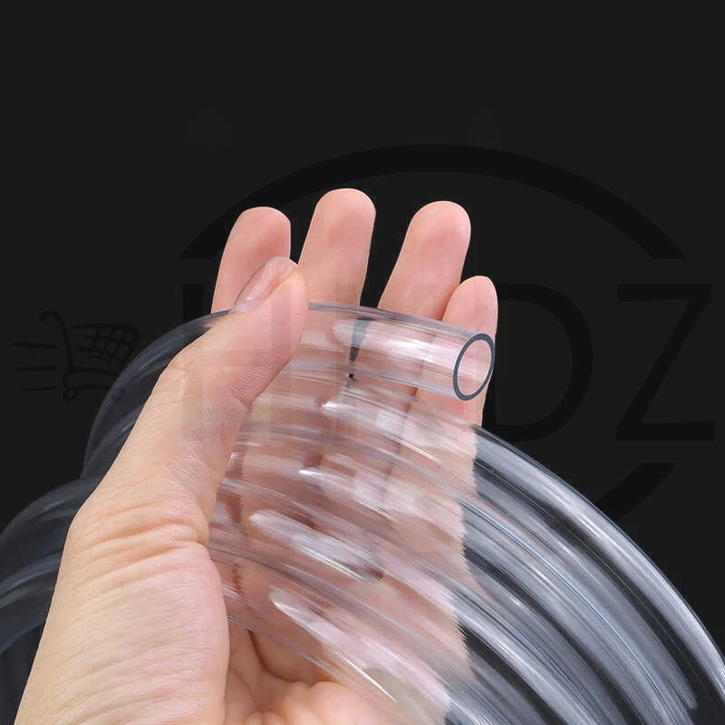 Clear PVC Hose Pipe Tube – Flexible Plastic Tubing for Water, Air, Pond & Aquarium