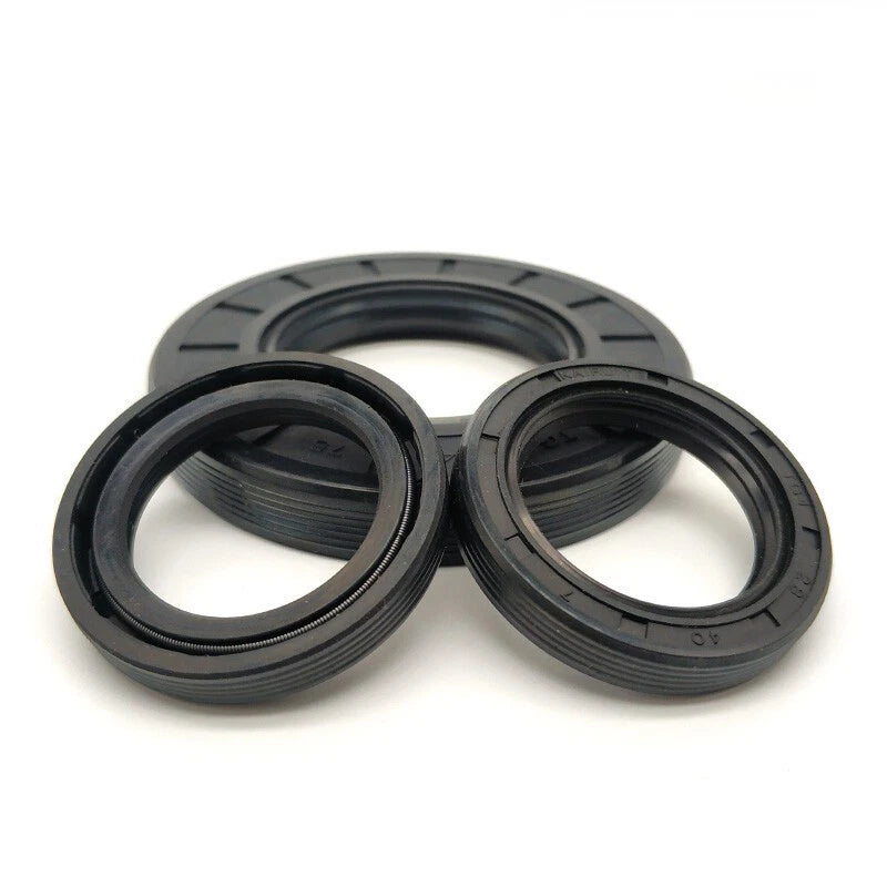 NBR TC Oil Seal — Double Lip Rotary Shaft Seal, Nitrile Rubber, Metric Sizes