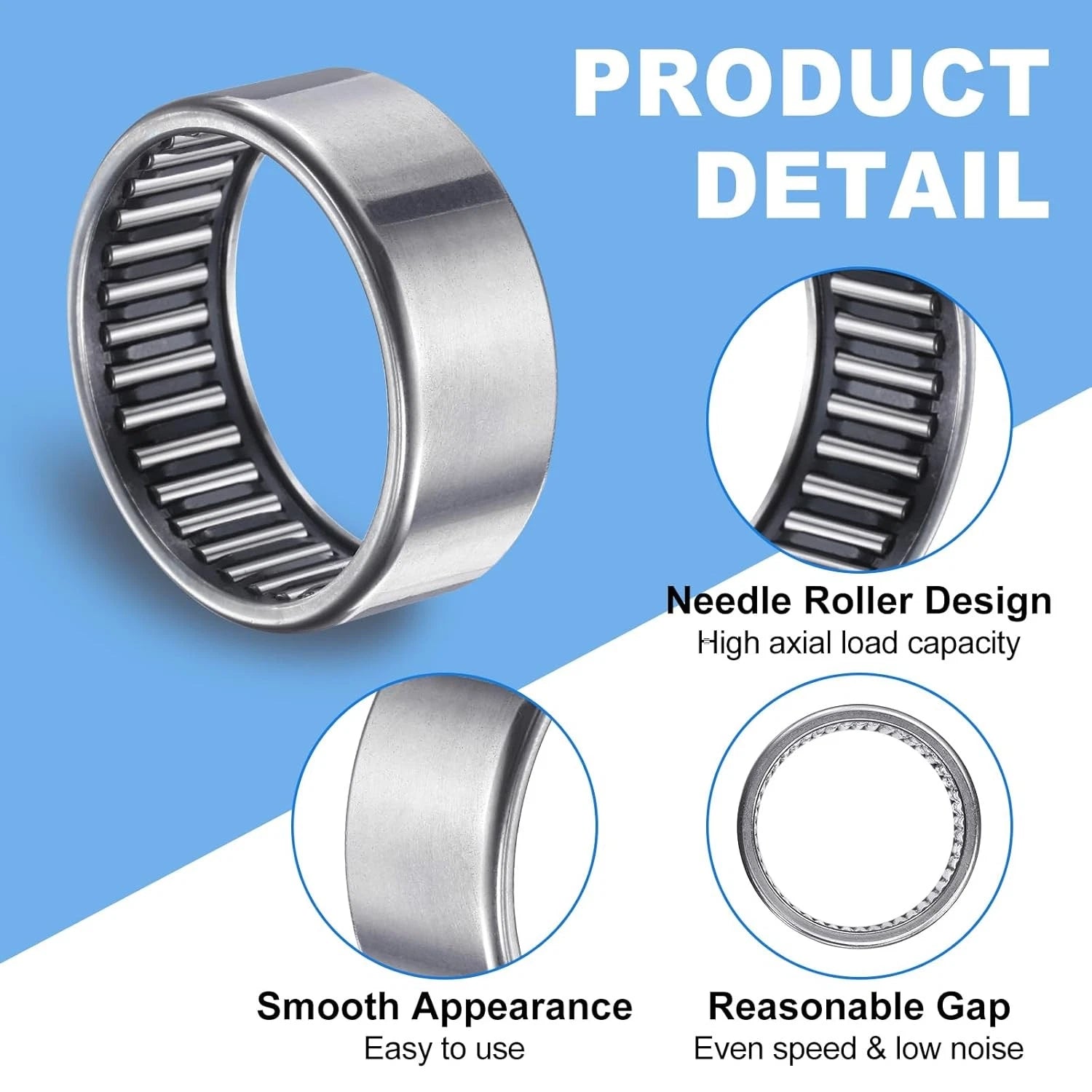 HK0306 - HK1820 Drawn Cup Needle Roller Bearings HK Series - Choose Size