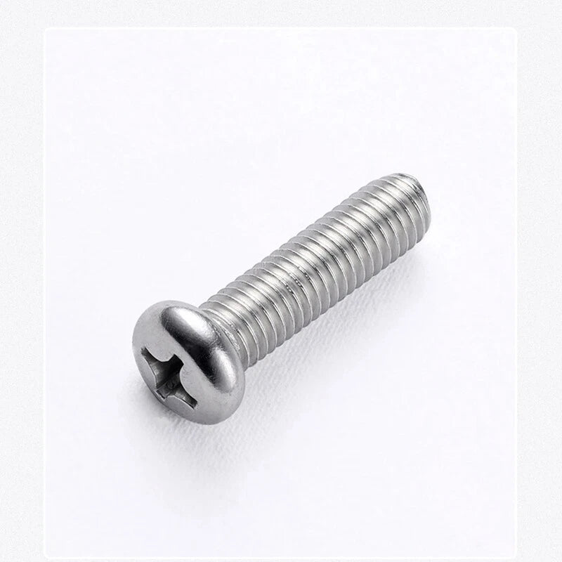 A2 Stainless Steel Pan Head Pozi Phillips Machine Screws M2 M2.5 M3 — 2mm to 120mm, Packs of 10–200