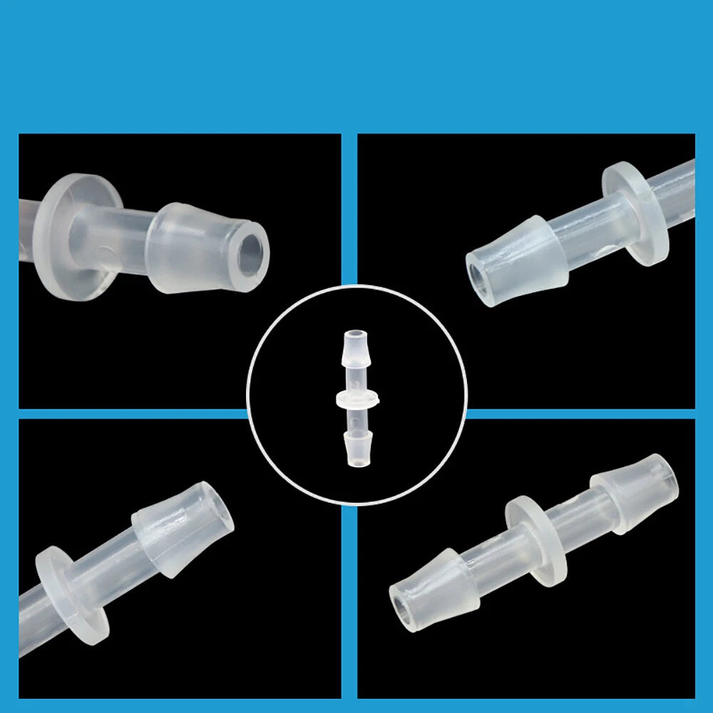 Plastic Straight Barbed Hose Connector — Tubing Joiner for Air & Water Lines, 1.6mm–10mm