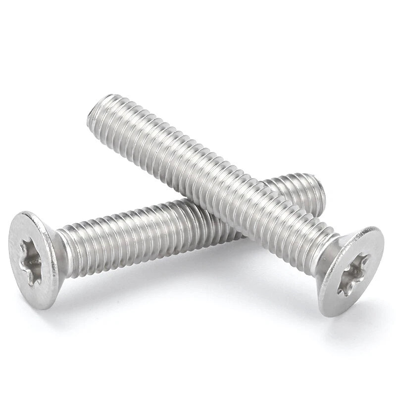 Torx Countersunk Machine Screws M1.4-M4 | A2 Stainless Steel DIN 965