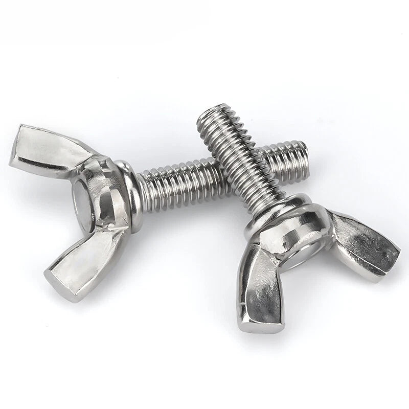 Steel Butterfly Wing Screw Bolt Thumb Screws Bolts Metric M3 M4 M5 M6 M8 M10 M12