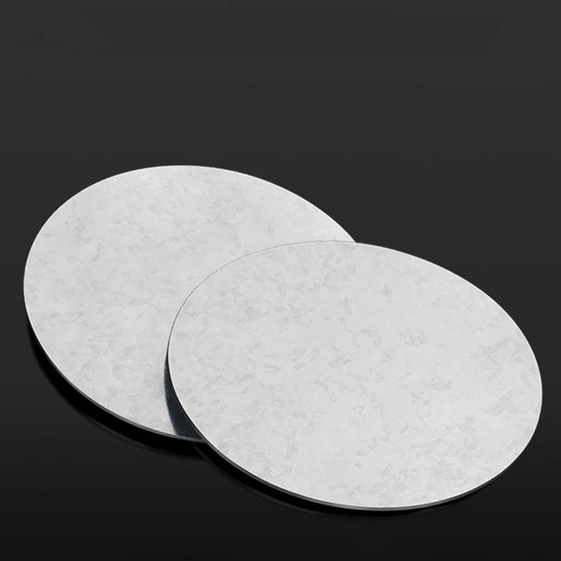 Galvanised Steel Round Blank Discs Zinc Plating Iron Sheet 0.5-3mm Cut to Size