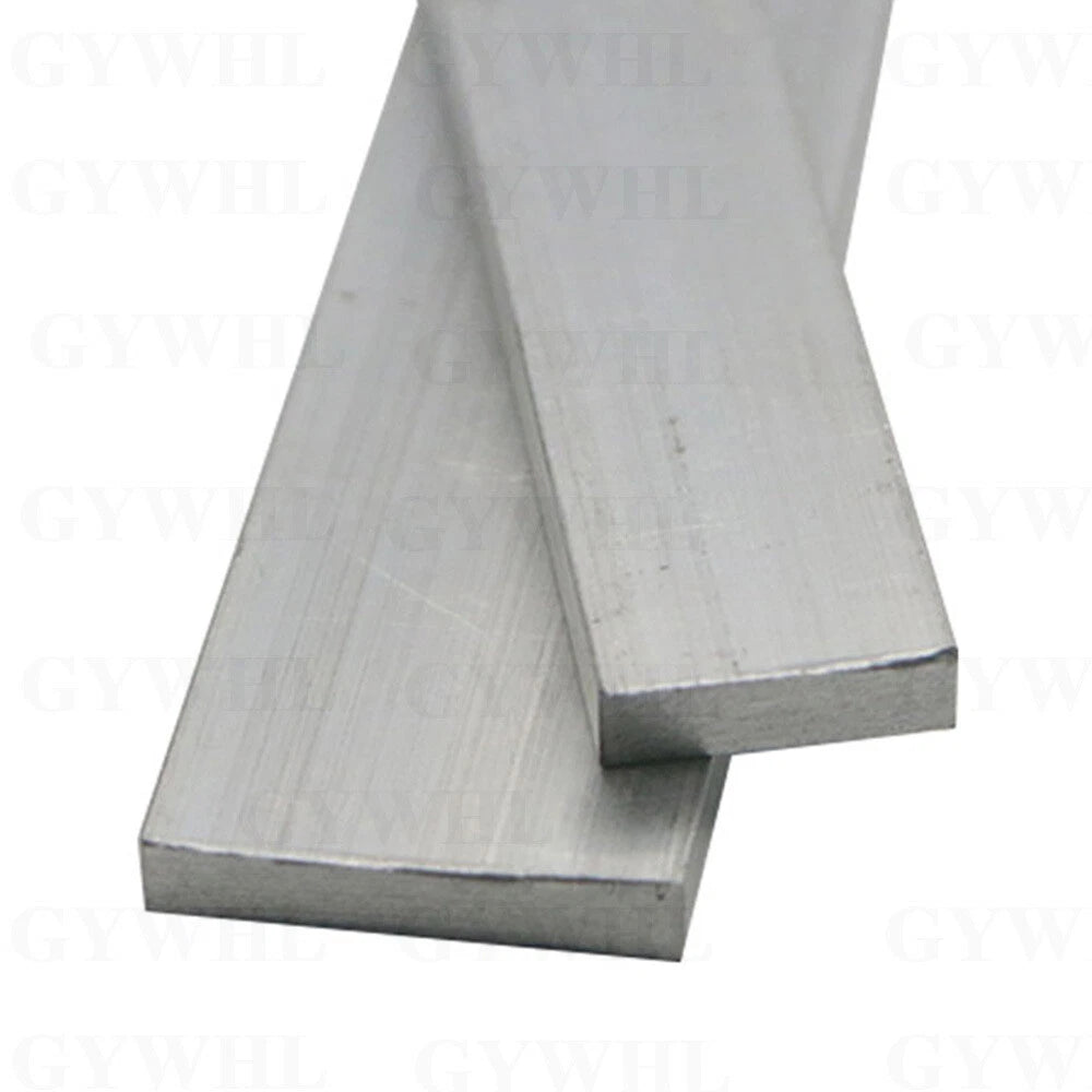 Stainless Steel Flat Bar Strips — Metal Sheet Bars for Crafts, Models & Repairs